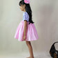 ArthLife Lavender Pink Permaid Party Wear Dress