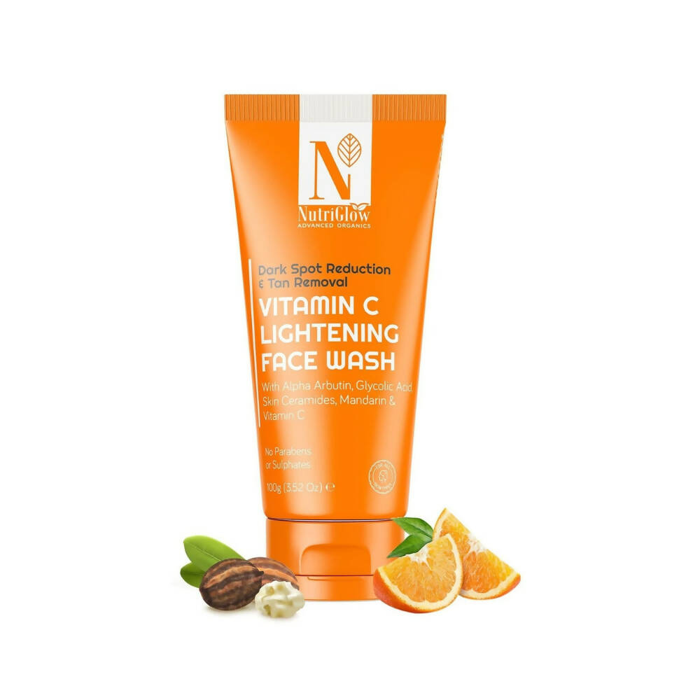 Nutriglow Advanced Organics Vitamin C Lightening Face Wash - Nutriglow Cosmetics