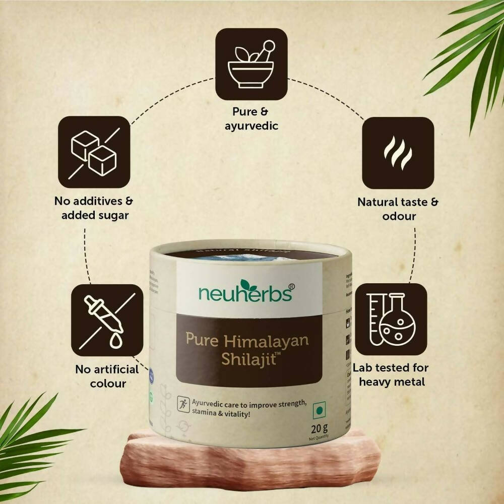Neuherbs Pure Ayurvedic Himalayan Sj /Sj Resin - Swadesiicart