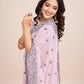 kasee Floral Embroidered Pure Chiffon Ready to Wear Saree | Swadesiicart