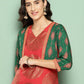 Ahalyaa Women's Traditional wear Kurta - Red | Swadesiicart