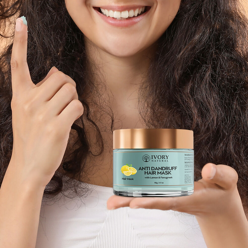 Ivory Natural Dandruff Hair Mask - Scalp Wellness, Assists With Dandruff For Both Men & Women | Swadesiicart