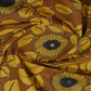 Shades of Khaki And Mustard Colour Kalamkari Pure Mulmul Cotton Saree By Gayathri Reddy Designer Studio | Swadesiicart