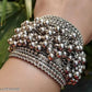 Tehzeeb Creations Women's Silver Colour Ghungroo Design Bracelet Necklace And Earrings - Swadesiicart