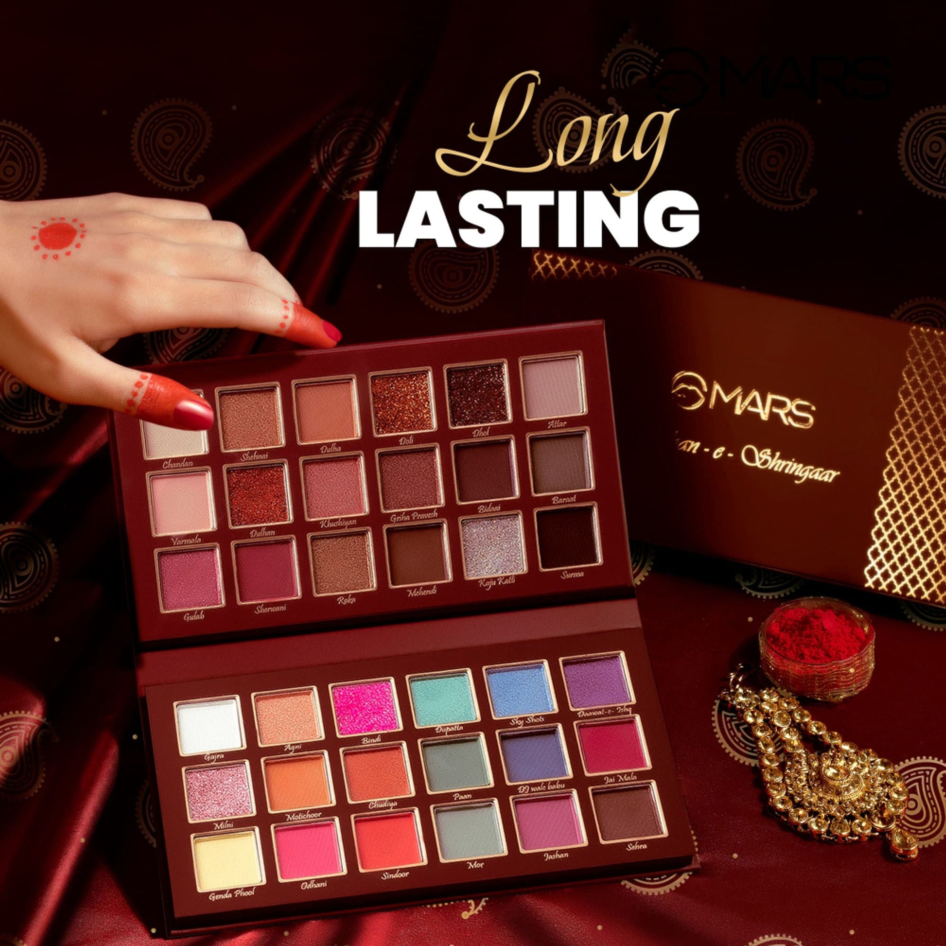 MARS Cosmetics Jashan-E-Sringaar Eyeshadow Palette - Swadesiicart
