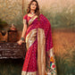 Anaita Maroon Designer Zari Weaving Pure Paithani Silk Saree With Blouse