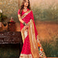 Anaita Pink Designer Zari Weaving Pure Paithani Silk Saree With Blouse