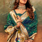 Anaita Green Designer Zari Weaving Pure Paithani Silk Saree With Blouse