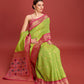 Monjolika Fashion Exquisite Designs With This Regal Parrot Green Patola Pallu Banarasi Tissue Silk Saree | Swadesiicart