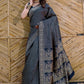 Partywear Designer Dark Blue Banarasi Silk Fancy Saree - Starwalk | Swadesiicart