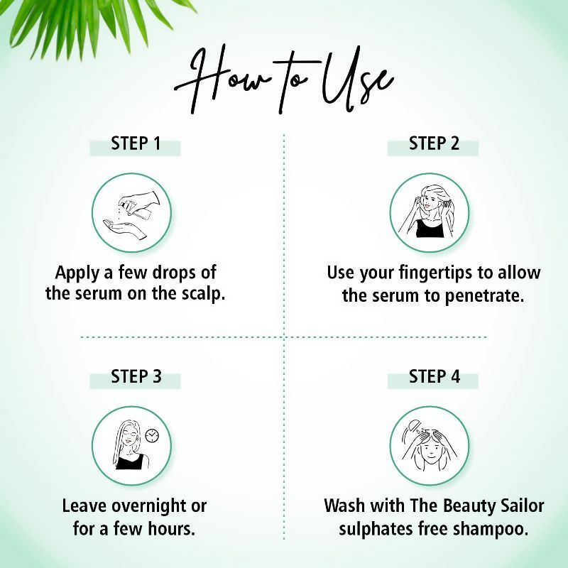 The Beauty Sailor Growth Scalp Hair Serum - Swadesiicart