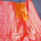 Shades of Yellow Floral Designbanaras Semi Silk Saree By Gayathri Reddy Designer Studio | Swadesiicart