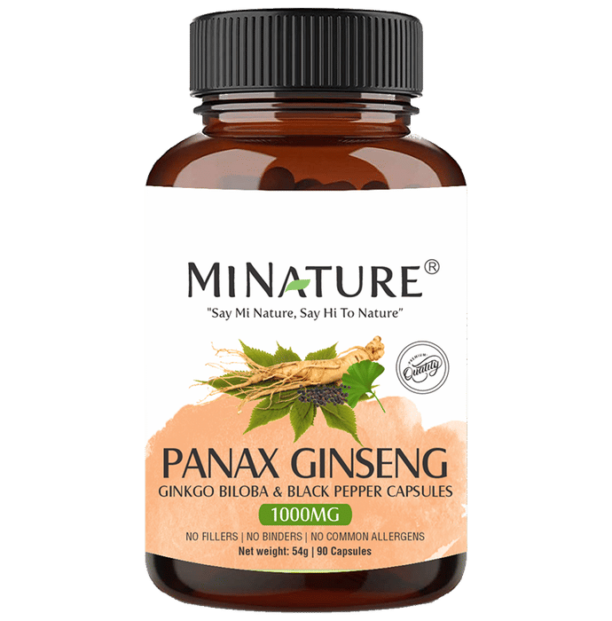 Minature Panax Ginseng Capsules | Swadesiicart