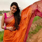 Kalini Ethnic Motifs Woven Design Zari Banarasi Saree | Swadesiicart