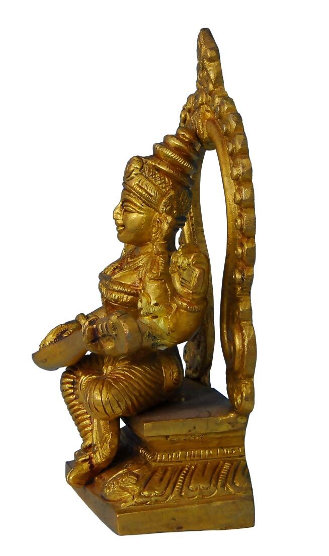 Raj Bharatahm Brass Goddess Saraswati Statue - Swadesiicart
