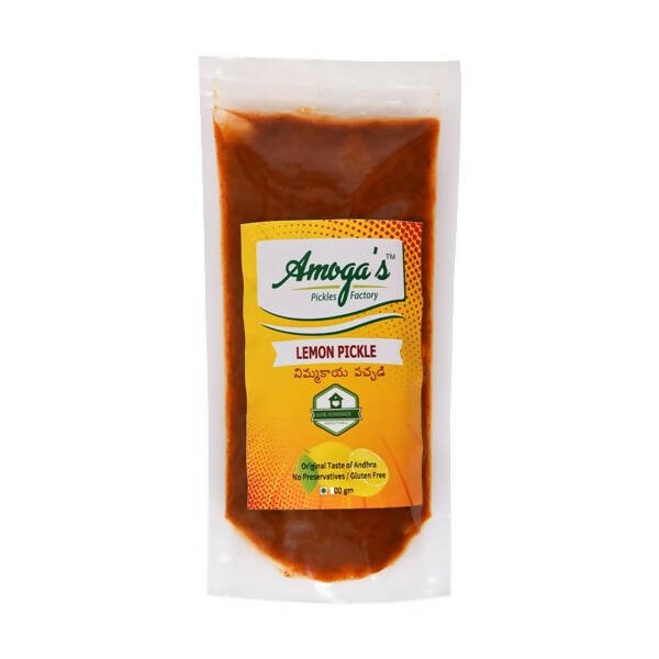 Amoga's Pickles Factory Andhra Style Lemon Pickle - Swadesiicart