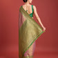 Monjolika Fashion Glamour And Tradition With This Rose Pink Color Zari Woven Banarasi Tissue Silk Saree | Swadesiicart