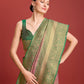 Monjolika Fashion Glamour And Tradition With This Rose Pink Color Zari Woven Banarasi Tissue Silk Saree | Swadesiicart
