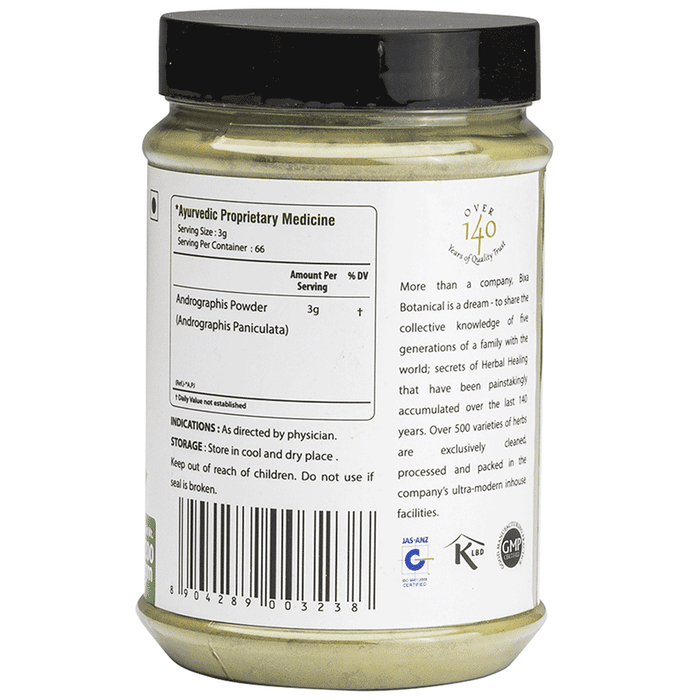 Bixa Botanical Kalmegh Powder | Swadesiicart