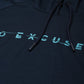 Alcis Men Navy Blue Typography Printed Slim Fit Running T-shirt | Swadesiicart