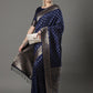 Mitera Woven Design Zari Silk Blend Banarasi Saree | Swadesiicart