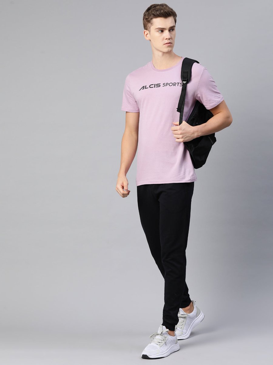 Alcis Men Typography Printed T-shirt | Swadesiicart