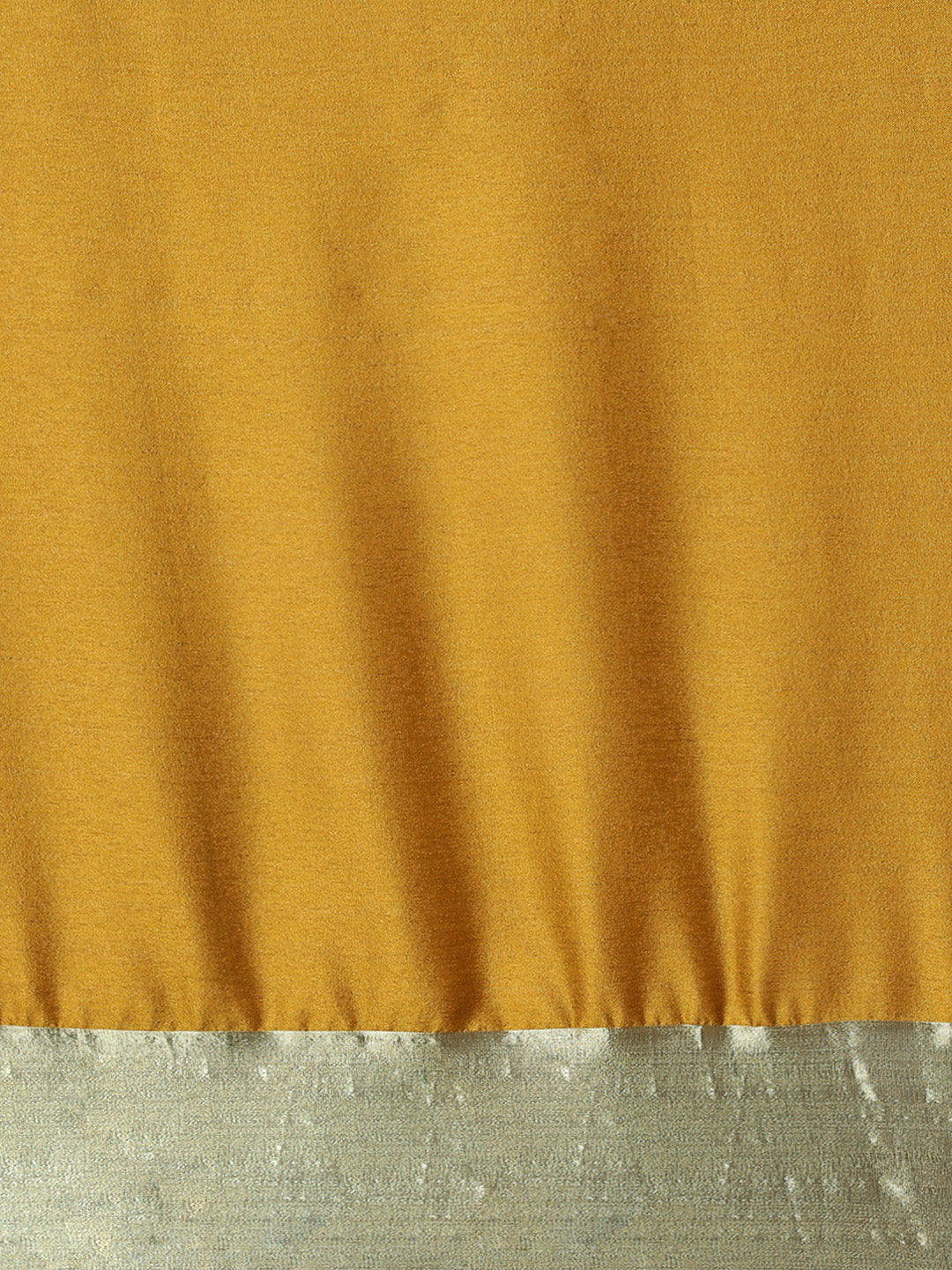 Saree Mall Mustard Zari Silk Blend Uppada Saree - Swadesiicart