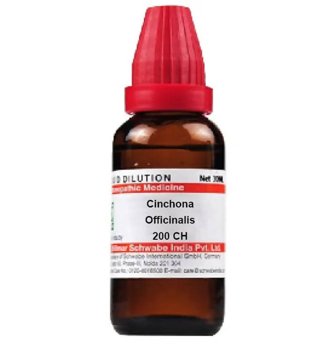 Dr. Willmar Schwabe India Cinchona Officinalis (China) Dilution - Swadesiicart