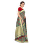 Vamika Banarasi Jaquard Rama Green Weaving Saree (Banarasi 23) | Swadesiicart