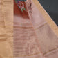 Light Rust Colour Floral Printed Semi Chanderi Saree By Gayathri Reddy Designer Studio | Swadesiicart