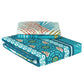 Story@home Blue & White Floral Microfiber 180 TC Queen Bedsheet With 2 Pillow Covers - Swadesiicart