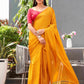 Tikhi Imli Woven Design Crepe Saree | Swadesiicart