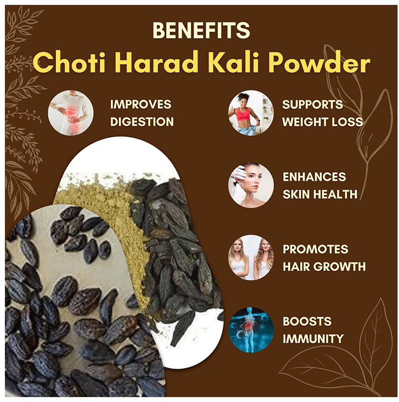 Jaived Ayurveda Choti Harad Kali Powder | Swadesiicart