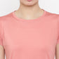 MKH Women Pink Dri-FIT Running T-shirt - Swadesiicart