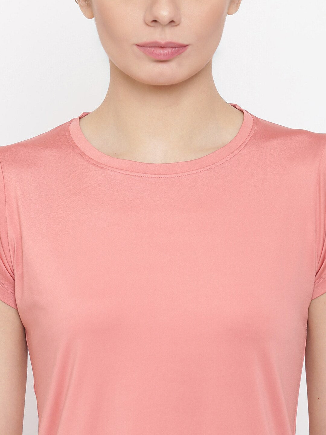 MKH Women Pink Dri-FIT Running T-shirt - Swadesiicart