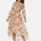 Souchii Women Cream-Coloured Printed A-Line Dress - Swadesiicart