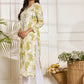 HOUSE OF KARI Floral Embroidered Chikankari Pure Cotton Kurta | Swadesiicart
