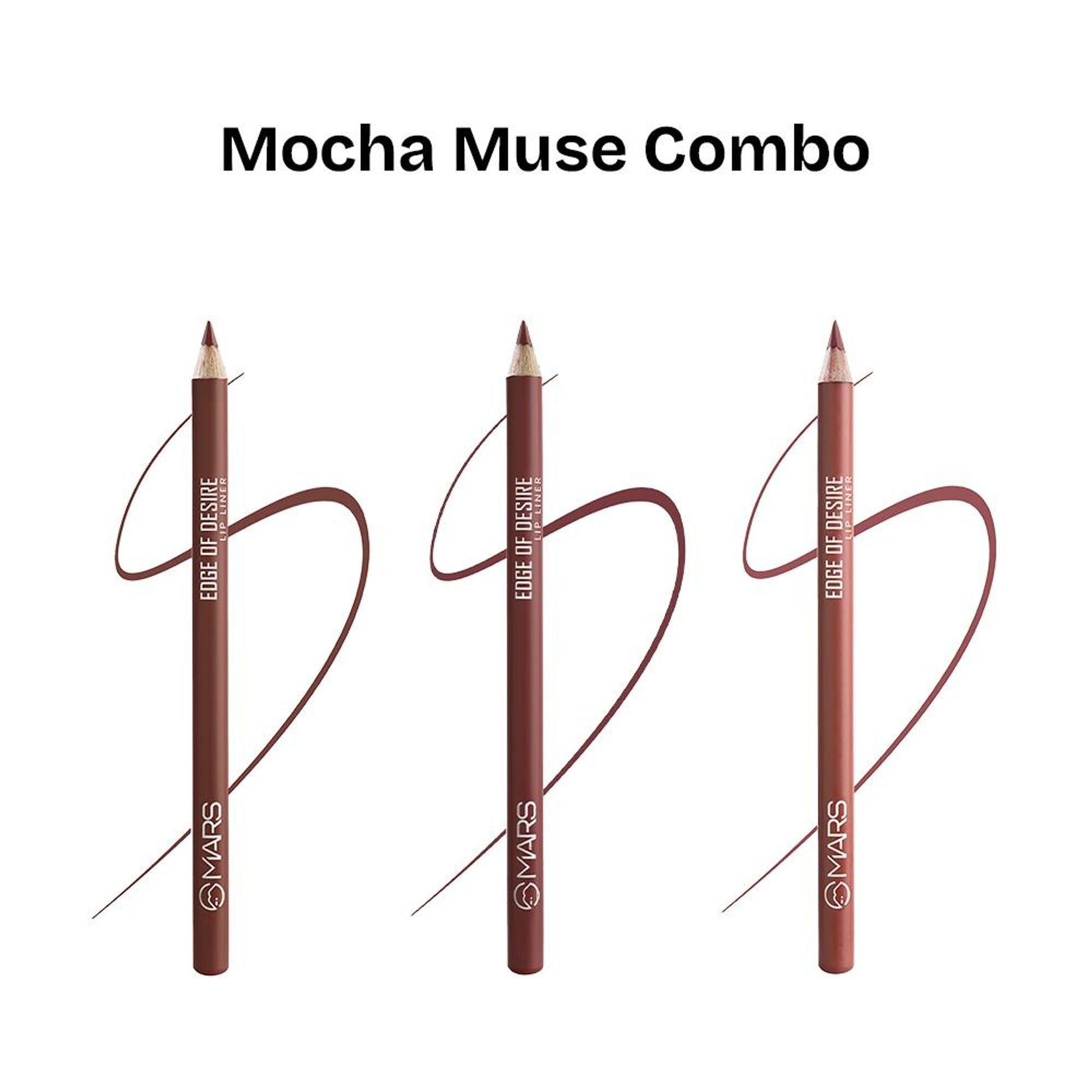MARS Cosmetics MOCHA MUSE Lip Liner Combo - Swadesiicart