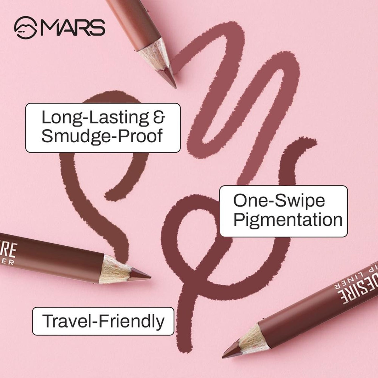 MARS Cosmetics MOCHA MUSE Lip Liner Combo - Swadesiicart