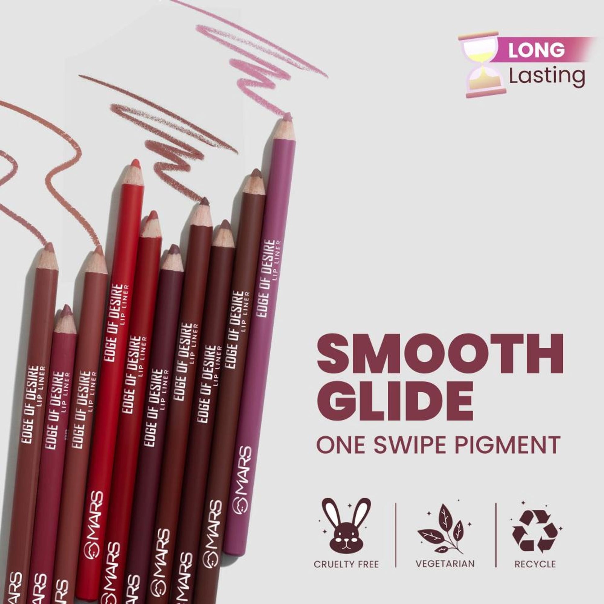 MARS Cosmetics MOCHA MUSE Lip Liner Combo - Swadesiicart