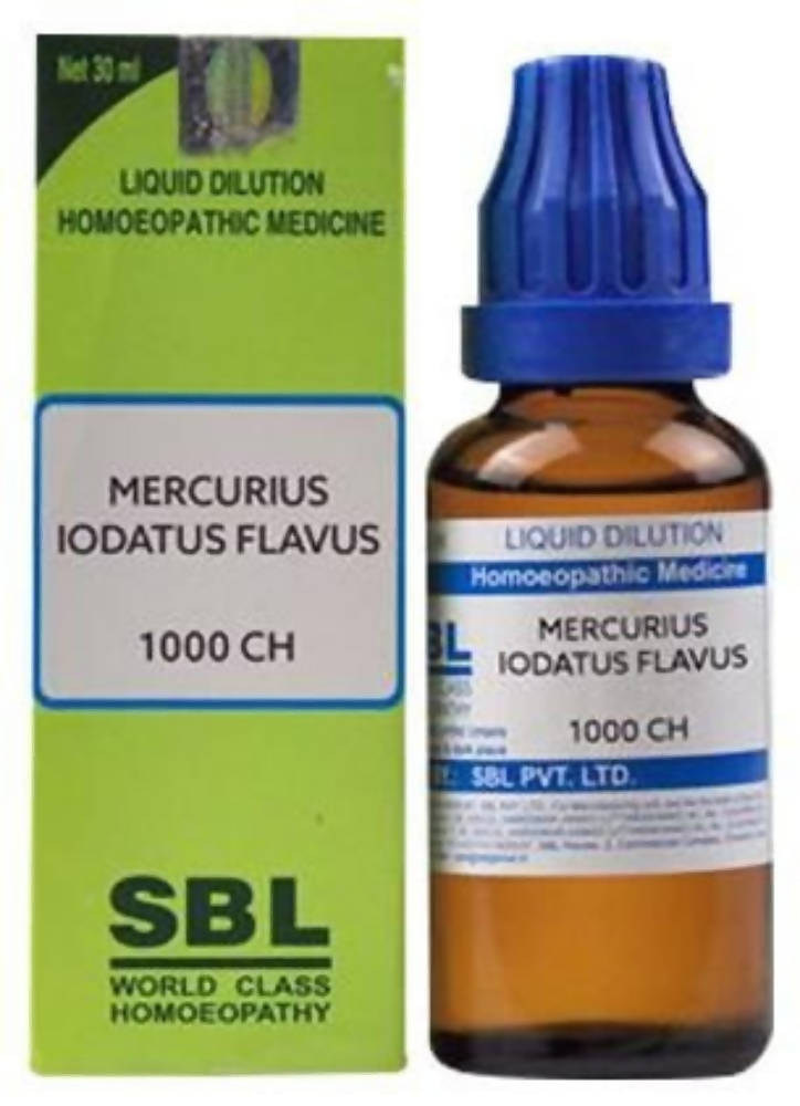 SBL Homeopathy Mercurius Iodatus Flavus Dilution | Swadesiicart