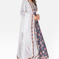 NOZ2TOZ Women Blue Anarkali Kurta With Pant & Dupatta (3pcs set) - Swadesiicart