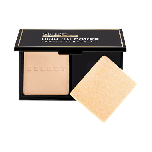 Swiss Beauty Select High On Cover Powder Foundation - 3 Fresh Beige | Swadesiicart