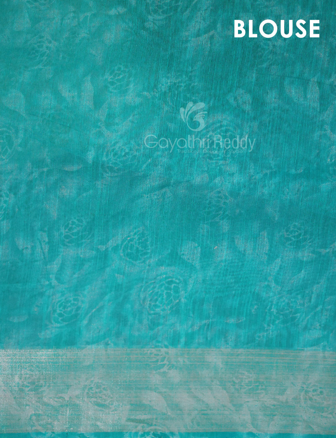 Shades of Light Peach Colour Print Semi Chanderi Saree By Gayathri Reddy Designer Studio | Swadesiicart