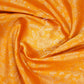Shades of Yellow Floral Designbanaras Semi Silk Saree By Gayathri Reddy Designer Studio | Swadesiicart