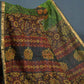 Combo of Green, Red And Yellow Colour Block Print Pure Kota Doria Printed Saree By Gayathri Reddy Designer Studio | Swadesiicart