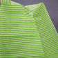 Light Green Colour Combo With Waves Print Pure Mulmul Cotton Saree By Gayathri Reddy Designer Studio | Swadesiicart