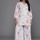 Ahalyaa Women's Traditional Wear Co-ords - Powder Blue - Swadesiicart
