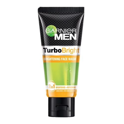 Garnier Men Turbo Bright Brightening Face Wash - Swadesiicart