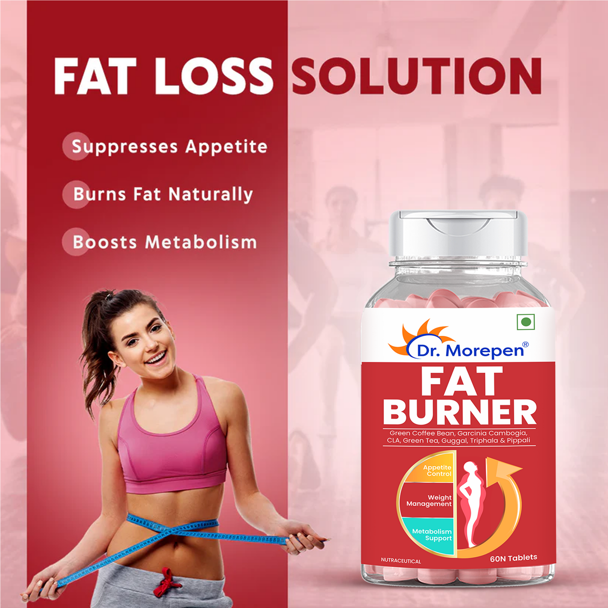 Dr. Morepen Fat Burner Tablets - Swadesiicart